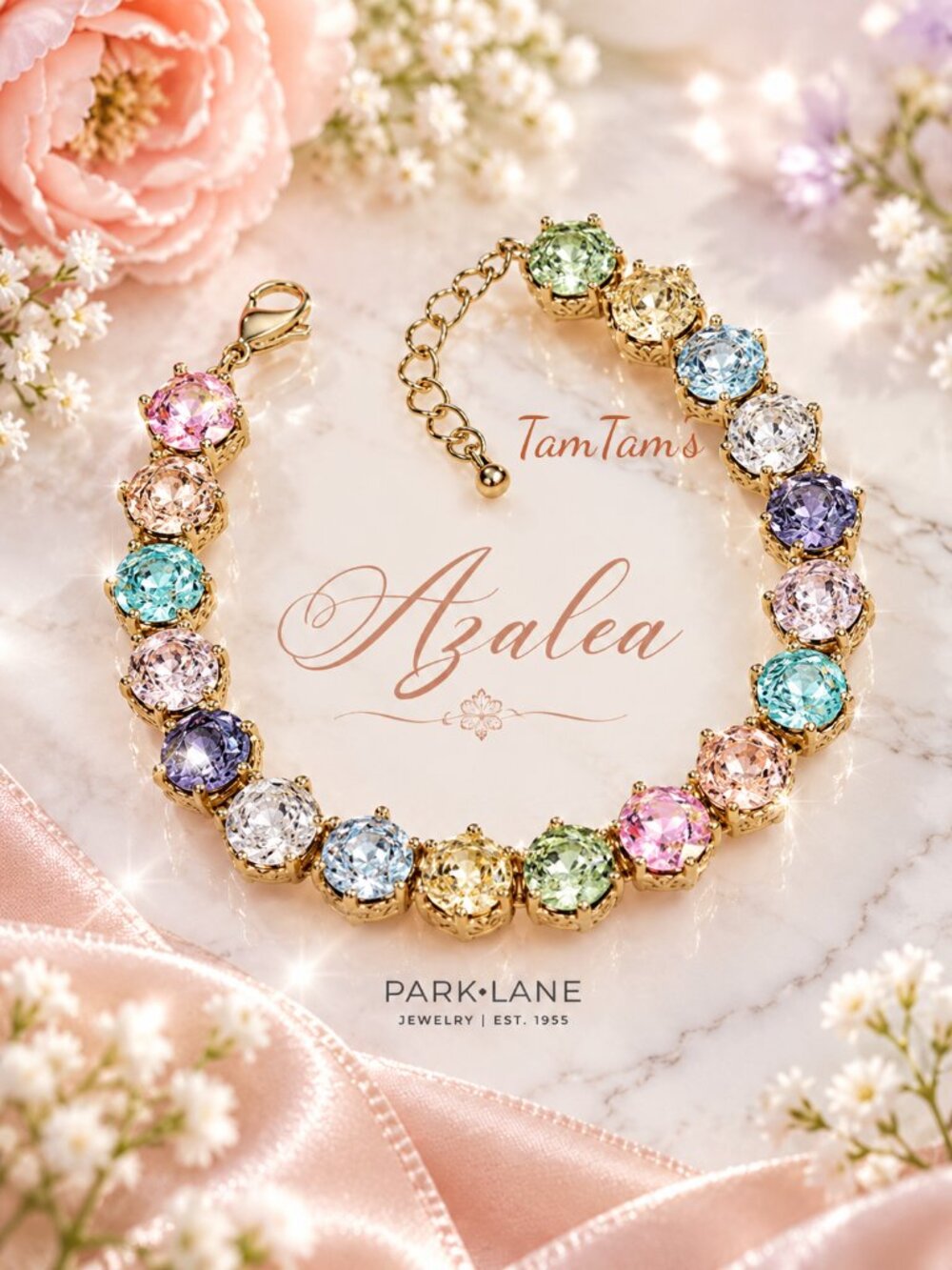 Park Lane Azuela Impression Octagon Tennis Bracelet